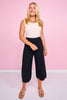 SSYS Hartley Wide Leg Knit Pants In Black