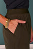 SSYS Active Barrel Pants In Dark Olive