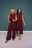 SSYS Active Barrel Pants In Deep Maroon