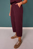 SSYS Active Barrel Pants In Deep Maroon