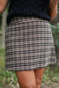 SSYS Ridley Tweed Skort In Brown