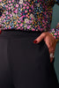 SSYS Scuba Cropped Wide Leg Pants In Black