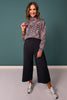 SSYS Scuba Cropped Wide Leg Pants In Black