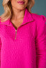 SSYS Long Sleeve Everyday Dress In Dark Pink Animal *FINAL SALE*