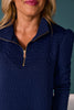 SSYS Long Sleeve Everyday Dress In Navy Animal *FINAL SALE*