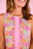 SSYS Sleeveless Everly Scallop Trim Dress In Sunshine Blooms *FINAL SALE*