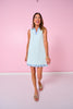 SSYS Heidi Animal Quilt Sleeveless Dress In Blue