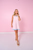 SSYS Heidi Animal Quilt Sleeveless Dress In Pink