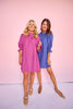 SSYS Maren Smocked Short Sleeve Dress In Orchid