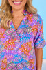 SSYS Rowan Short Sleeve Maxi Dress In Lagoon Garden