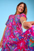 SSYS Rowan Short Sleeve Maxi Dress In Scarlet Paisley