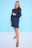 SSYS Pippa Long Sleeve Dress In Navy