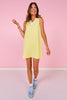 SSYS Butter Yellow Scuba Varsity Dress