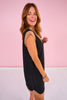 SSYS Black and Taupe Cap Sleeve Colorblock Air Dress *FINAL SALE*