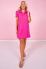 SSYS Everyday Dress In Dark Pink Animal