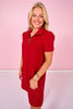 SSYS Everyday Dress In Red Animal