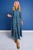 SSYS Emery Long Sleeve Dress In Midnight Lily