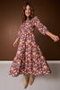 SSYS Emery Long Sleeve Dress In Vintage Meadow