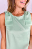 SSYS Lenore Satin Bow Shoulder Maxi Dress In Seafoam