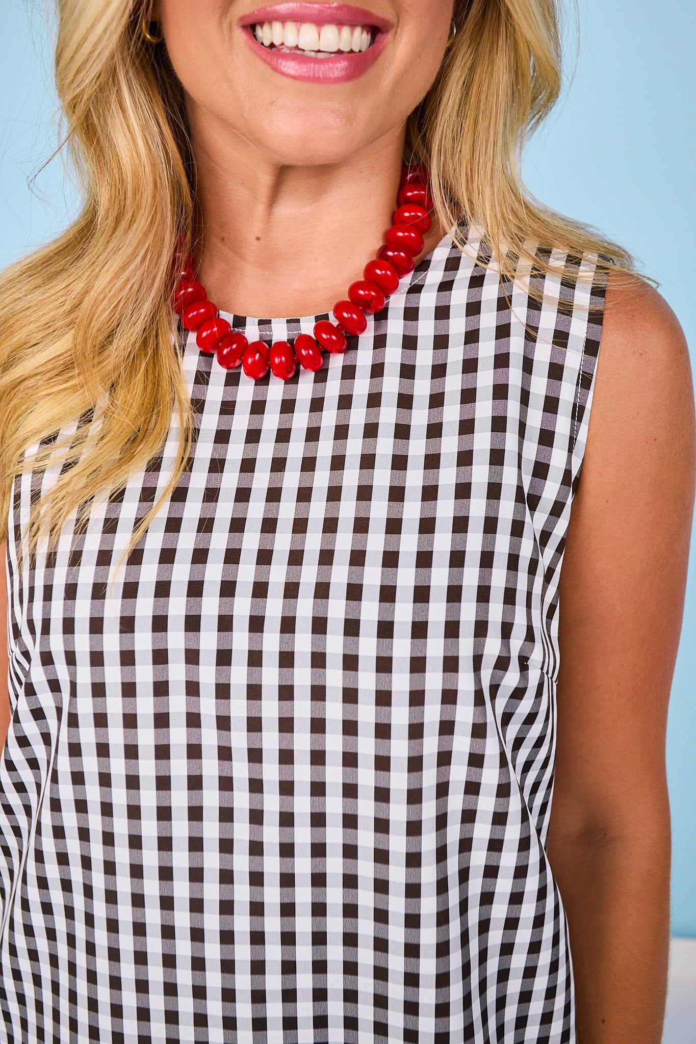 SSYS Bessie Black Gingham Shift Dress