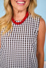 SSYS Bessie Black Gingham Shift Dress