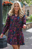 SSYS Livvy Print Dress In Mulberry Bloom