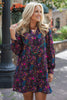 SSYS Livvy Print Dress In Mulberry Bloom