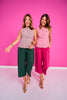SSYS Corinna Tweed Sleeveless Vest in Pink