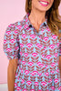 SSYS Emery Short Sleeve Dress In Sunset Tulip