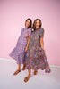 SSYS Emery Short Sleeve Dress In Sunset Tulip