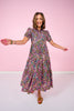 SSYS Emery Short Sleeve Dress In Wildflower
