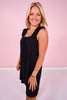 SSYS Monroe Ruffle Pajama Dress In Black