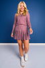 SSYS Pleated Pickleball Skort In Maroon Gingham