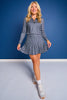 SSYS Pleated Pickleball Skort In Black Gingham