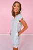 SSYS Light Pink Retro Blooms Printed Get Ready Robe™