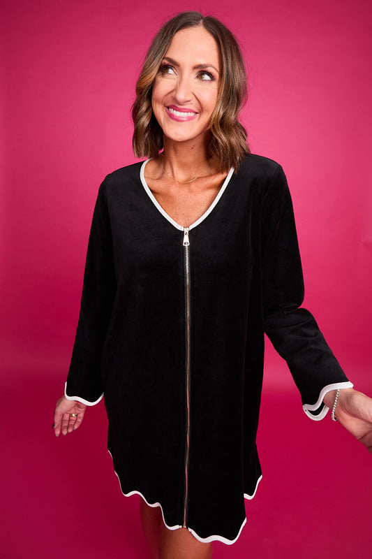 SSYS Black Long Sleeve Get Ready Robe™