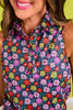 SSYS Daisy Burst Sleeveless Polo and Pleated Skort Pickleball Set