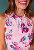 SSYS Dusty Rose Sleeveless Polo and Pleated Skort Pickleball Set