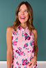 SSYS Dusty Rose Sleeveless Polo and Pleated Skort Pickleball Set