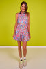 SSYS Neon Blooms Sleeveless Polo and Pleated Skort Pickleball Set