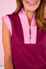 SSYS Colorblock Air Set In Maroon Pink *FINAL SALE*