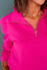 SSYS Elizabeth Long Sleeve Skort Set In Dark Pink Animal