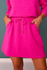 SSYS Elizabeth Long Sleeve Skort Set In Dark Pink Animal