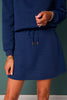 SSYS Elizabeth Long Sleeve Skort Set In Navy Animal