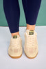 Vintage Havana Taupe Faux Shearling Sneaker Mules