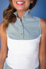 SSYS Signature Sleeveless Poplin Undershirt In Hunter