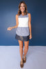 SSYS Signature Sleeveless Poplin Undershirt In Navy