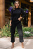 SSYS Signature Long Sleeve Turtleneck In Black