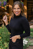 SSYS Signature Long Sleeve Turtleneck In Black