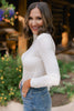 SSYS Signature Long Sleeve Turtleneck In Ivory